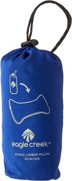 Eagle Creek Exhale Lumbar Pillow - Blue Sea -Travel Storage-Eagle Creek EC041329 137EC 3 39550.1683833691