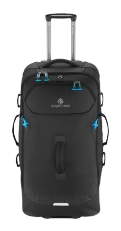 Eagle Creek Expanse Flatbed Wheeled Duffel Bag -Travel Storage-Eagle Creek EC0A3CWH010 BK Front 1