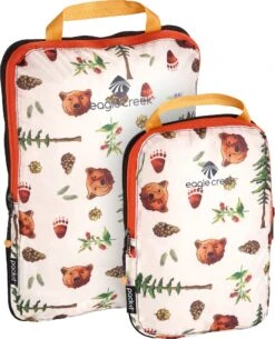 Eagle Creek Pack-It Specter Compression Cube Set S/M|-|Ensemble Cube De Compression Pack-It Specter S/M -Travel Storage-Eagle Creek ECK EC041186 7EGolden 20State 20Print